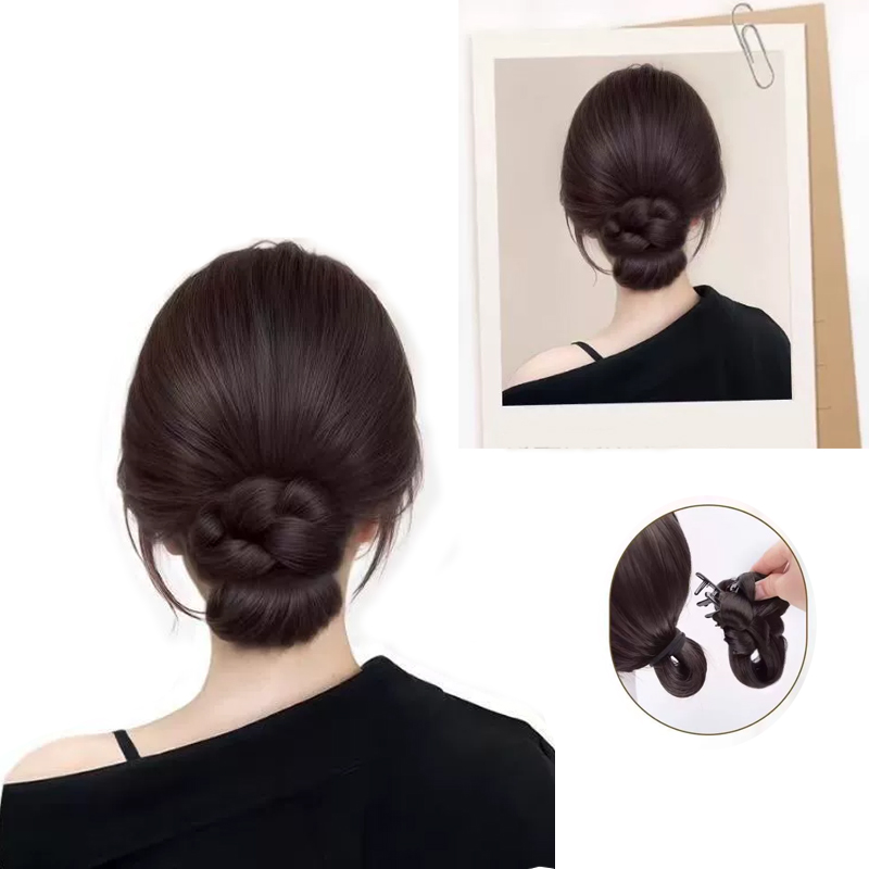Synthetic Hair Accessories Bun - огляд і ціна Claw Clip Messy Bun Hair Piece