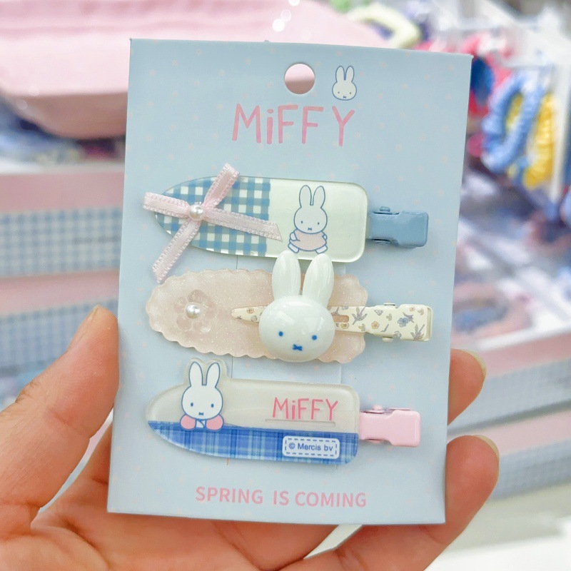 New Miffy rabbit bangs clip si - огляд і ціна Hair Bundles