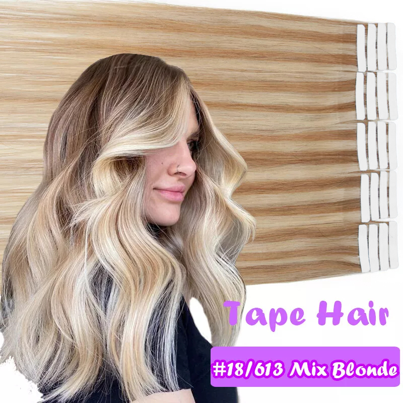 Real Human Hair Straight Tape  - огляд і ціна Invisible Tape In Extensions Real Hair