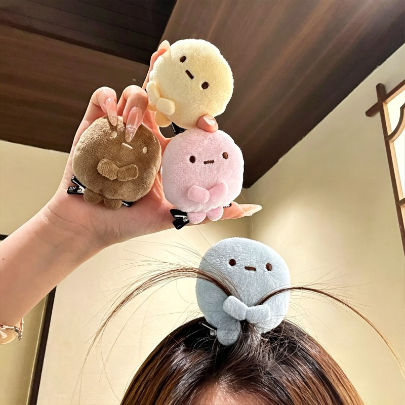 4pcs Cute Sumikko Gurashi Plus - огляд і ціна Hair Clips