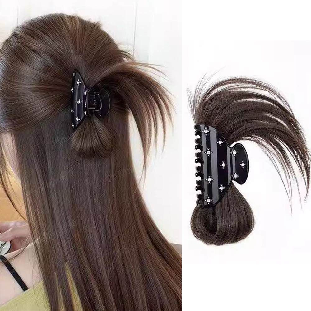 Fluffy Messy Bun Claw Clip Syn - огляд і ціна Claw Clip Messy Bun Hair Piece