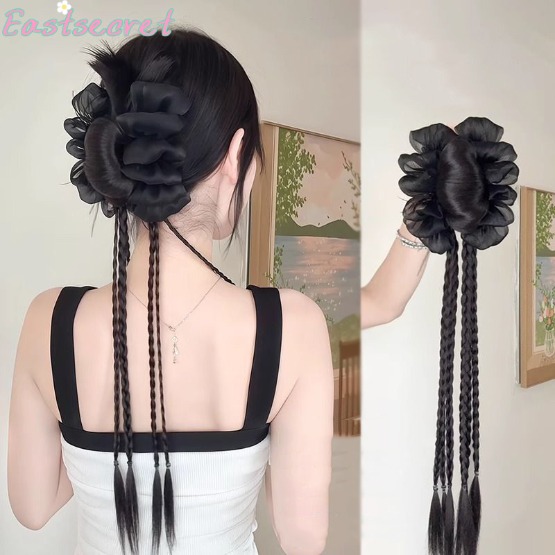 Black Bow Half-tie Hair Claw C - огляд і ціна Claw Clip Messy Bun Hair Piece