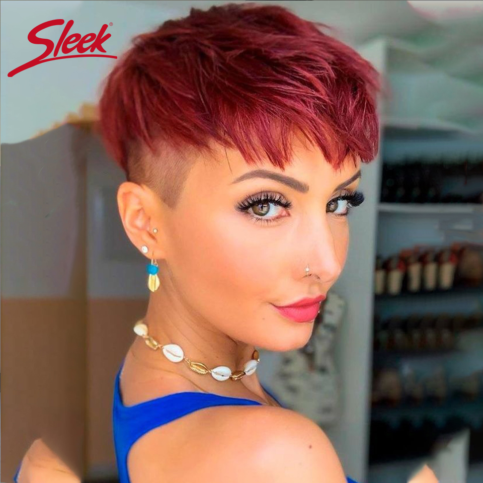 Sleek Short Pixie Cut Bob Lace - огляд і ціна Short Pixie Cut Wig Human Hair Cheap