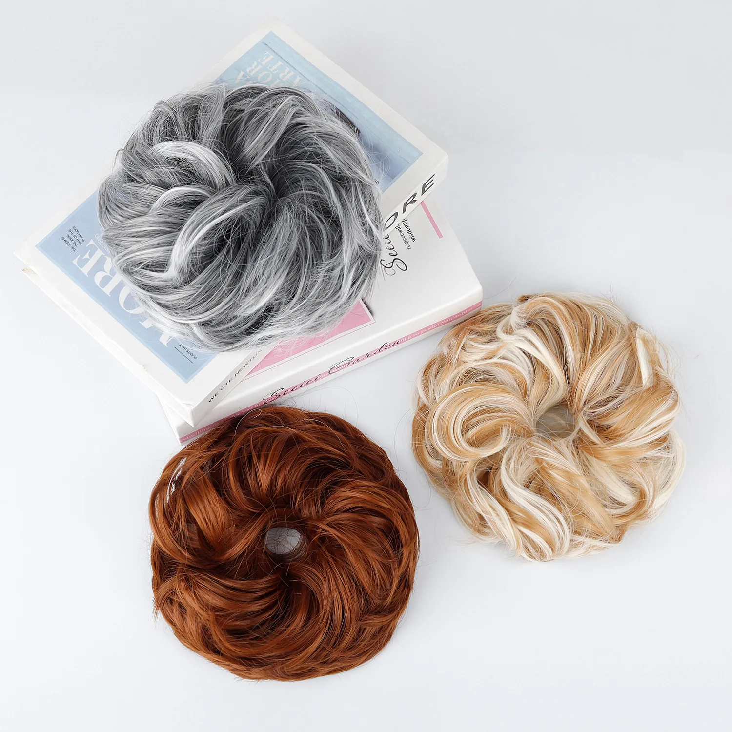 Elegant Curly Wave Messy Bun H - огляд і ціна Claw Clip Messy Bun Hair Piece
