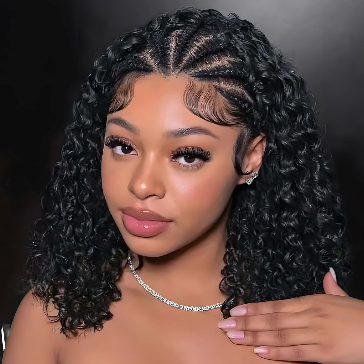 Cornrow Braid Bob Wig Deep Cur - огляд і ціна Glueless Wear And Go Human Hair Wig