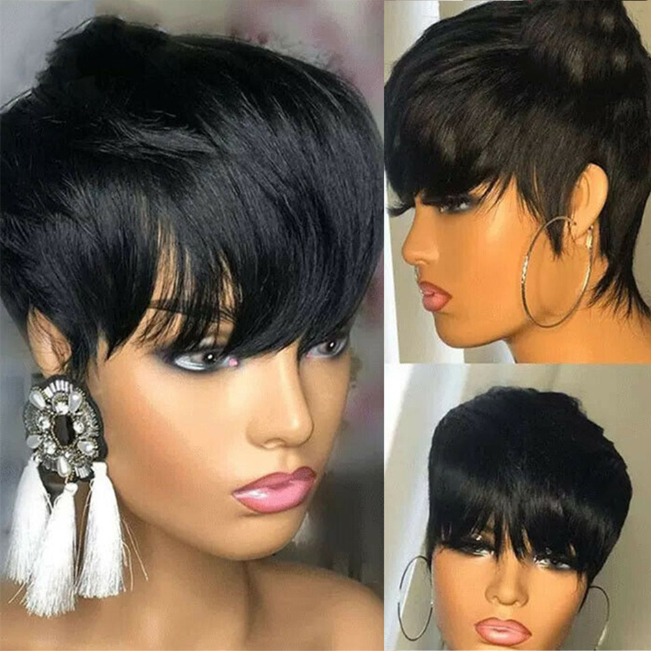 Short Pixie Cut Wig Human Hair - огляд і ціна Short Pixie Cut Wig Human Hair Cheap