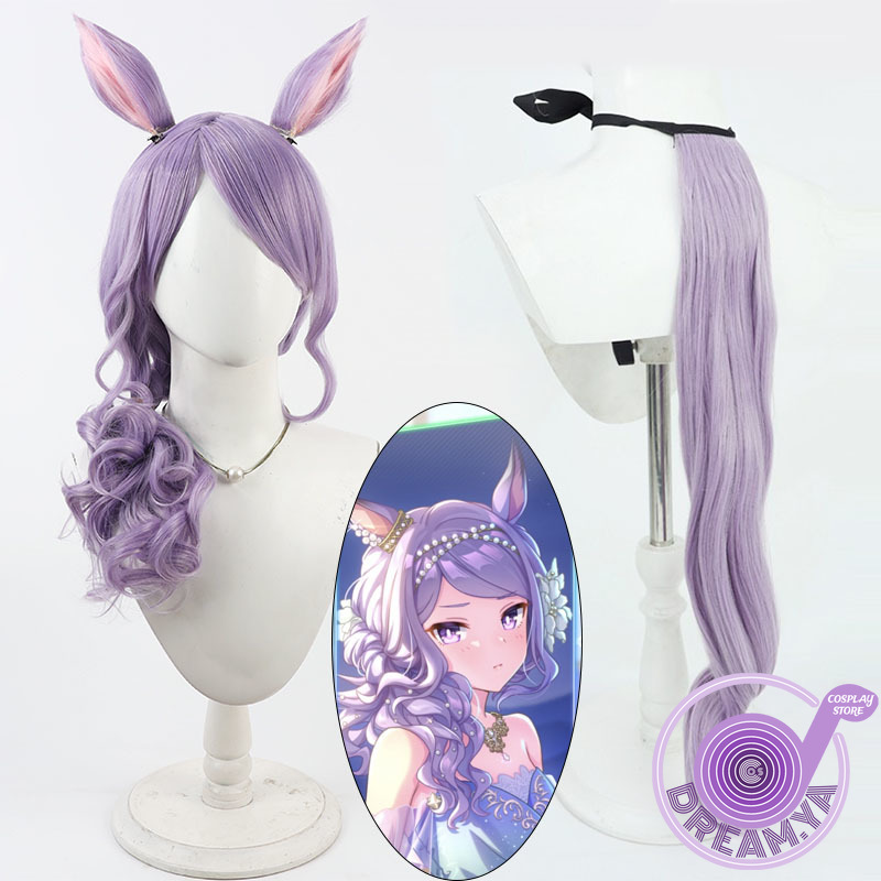 Mejiro Cosplay Wig Umamusume P - огляд і ціна Synthetic Wigs