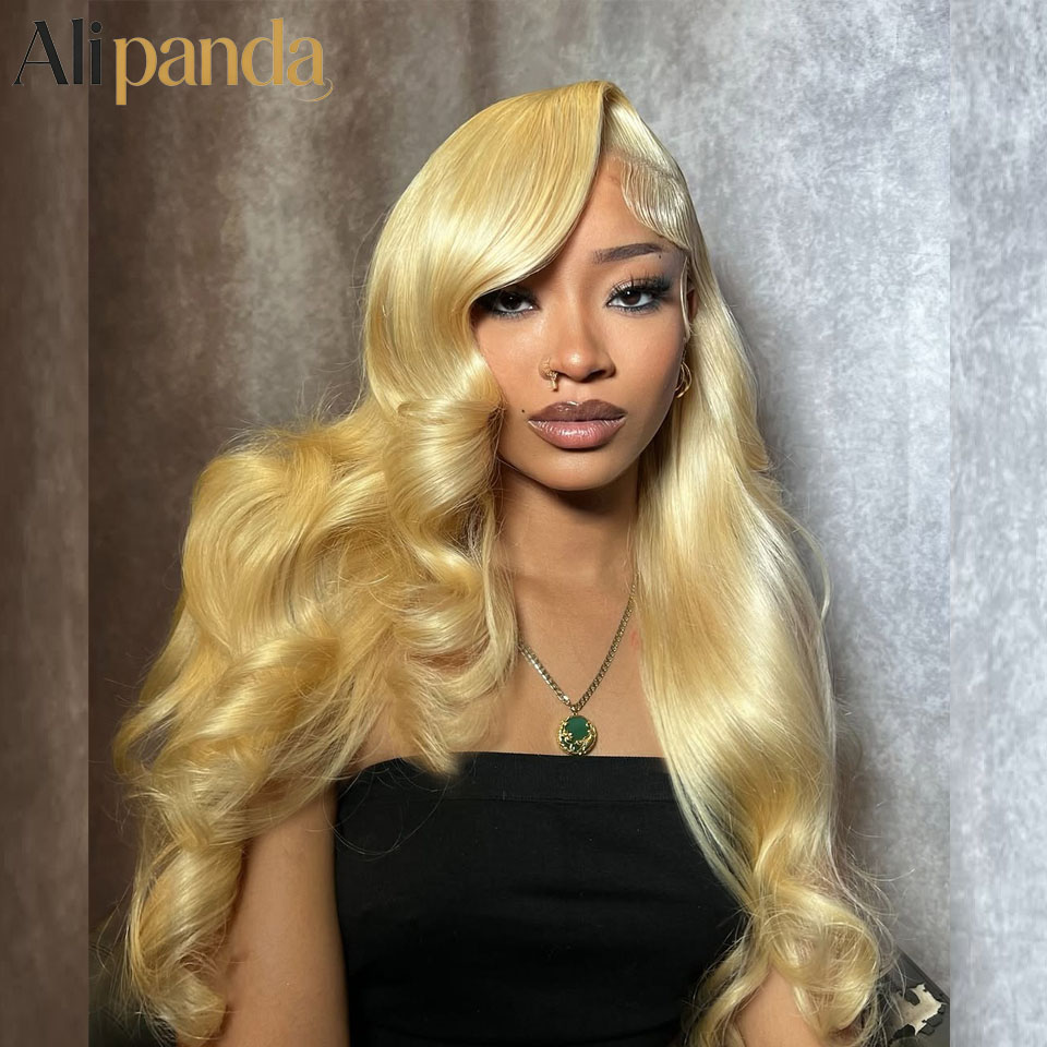 613 Human Hair Wig 13x6 Body W - огляд і ціна 613 Blonde Body Wave Lace Front Wig