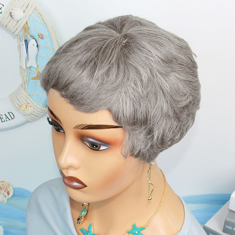 Short Straight Human Hair Wigs - огляд і ціна Short Pixie Cut Wig Human Hair Cheap