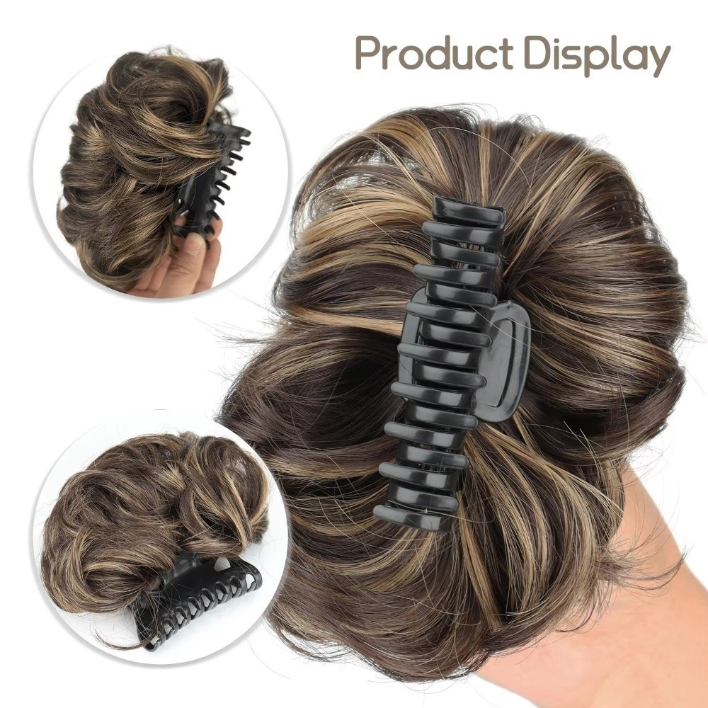 On Messy Hair Bun Hair Bun Cla - огляд і ціна Claw Clip Messy Bun Hair Piece